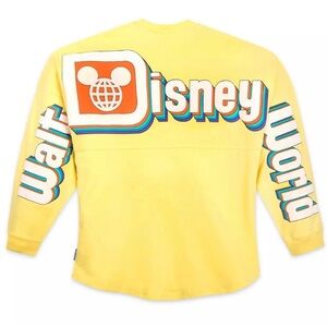 Walt Disney World retro yellow spirit jersey size small NWT